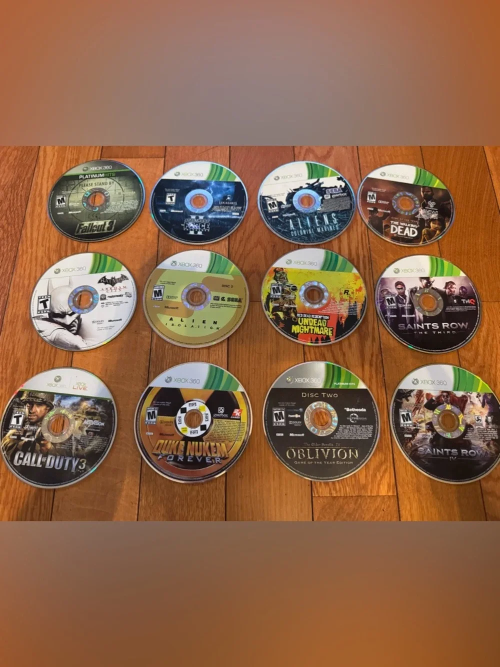 24 Xbox 360 Game Lot – Tested & Working  Loose Discs